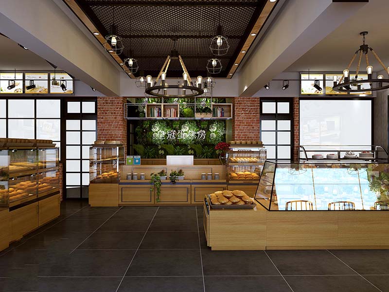 德陽(yáng)蛋糕店裝修注重物品陳列,才能迅速提高蛋糕店的品位